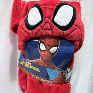 Marvel Spider-Man Red Hooded Blanket Costume